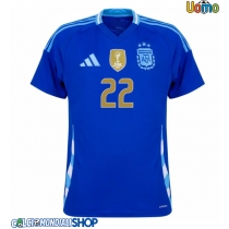 Maglie da calcio Argentina Lautaro Martinez #22 Seconda Maglia Copa America 2024 Manica Corta